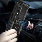 For Samsung Galaxy Z Fold4 Shockproof TPU + PC Phone Case(Black) - 6