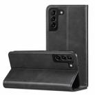 For Samsung Galaxy S22+ Calf Texture Horizontal Flip Leather Phone Case(Black) - 1