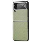 For Samsung Galaxy Z Flip4 5G Cross Pattern Slim PC Protective Phone Case(Green) - 2