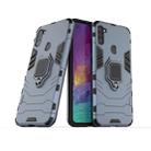For Galaxy A11 PC + TPU Shockproof Protective Case with Magnetic Ring Holder(Navy Blue) - 1