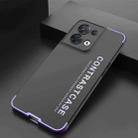 For OPPO Reno8 GKK TPU + PC Shockproof Protective Phone Case(Purple) - 1
