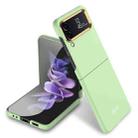For Samsung Galaxy Z Flip4 GKK Ultra-thin Electroplating Lens Frame Phone Case(Matcha Green) - 1