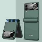 For Samsung Galaxy Z Flip4 GKK Magnetic Fold All-inclusive Protective Phone Case(Green) - 1