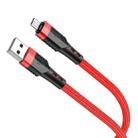 Borofone BU35 Micro USB to USB Influence Charging Data Cable, Length:1.2m(Red) - 1