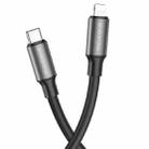 Borofone BX82 Type-C to 8 Pin Bountiful PD Charging Data Cable, Length:1m(Black) - 1