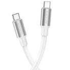 Borofone BX82 Type-C to Type-C Bountiful Charging Data Cable, Length:1m(White) - 1