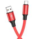 Borofone BX82 USB to Type-C Bountiful Charging Data Cable, Length:1.2m(Red) - 1
