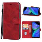 For TCL 20 R 5G Leather Phone Case(Red) - 1