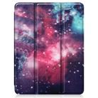 For iPad Pro 12.9 inch 2020 Painted TPU Horizontal Flip Leather Tablet Case with Holder & Sleep / Wake-up Function & Pen Slot(Milky Way Nebula) - 2