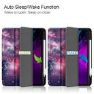 For iPad Pro 12.9 inch 2020 Painted TPU Horizontal Flip Leather Tablet Case with Holder & Sleep / Wake-up Function & Pen Slot(Milky Way Nebula) - 8