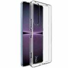 For Sony Xperia 1 IV IMAK UX-5 Series Transparent Shockproof TPU Protective Phone Case(Transparent) - 1