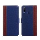 For ZTE Libero 5G Ostrich Texture Flip Leather Phone Case(Blue) - 1