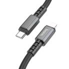 hoco X85 20W USB-C / Type-C to 8 Pin Strength PD Charging Data Cable，Length：1m(Black) - 1