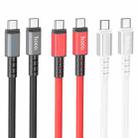 hoco X85 60W USB-C / Type-C to USB-C / Type-C Strength Charging Data Cable，Length：1m(Red) - 2