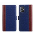 For Asus Zenfone 8 ZS590KS Ostrich Texture Flip Leather Phone Case(Blue) - 1