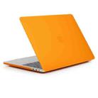 Laptop Matte Style Protective Case For MacBook Pro 13.3 inch A2338 2022(Orange) - 1