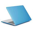 Laptop Matte Style Protective Case For MacBook Pro 13.3 inch A2338 2022(Water Blue) - 1