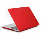 Laptop Matte Style Protective Case For MacBook Air 13.6 inch A2681 2022(Red) - 1