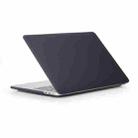 Laptop Matte Style Protective Case For MacBook Air 13.6 inch A2681 2022(Black) - 1