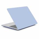 Laptop Matte Style Protective Case For MacBook Air 13.6 inch A2681 2022(New Actual Blue) - 1