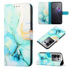 For OPPO Reno8 Pro+ PT003 Marble Pattern Flip Leather Phone Case(LS003) - 1