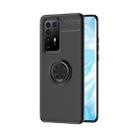 For Huawei P40 Pro Lenuo Shockproof TPU Protective Case with Invisible Holder(Black) - 1