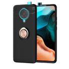 For Xiaomi Redmi K30 Pro Lenuo Shockproof TPU Protective Case with Invisible Holder(Black + Rose Gold) - 1