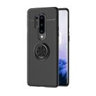 For OnePlus 8 Pro Lenuo Shockproof TPU Protective Case with Invisible Holder(Black) - 1