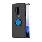 For OnePlus 8 Pro Lenuo Shockproof TPU Protective Case with Invisible Holder(Black + Blue) - 1