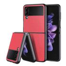 For Samsung Galaxy Z Flip4 5G DUX DUCIS Fino Series PU + TPU Phone Case(Red) - 1