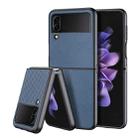 For Samsung Galaxy Z Flip4 5G DUX DUCIS Fino Series PU + TPU Phone Case(Blue) - 1