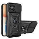 For Honor X8 Sliding Camera Design TPU + PC Phone Case(Black) - 1