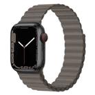 Silicone Magnet Watch Band For Apple Watch Ultra 49mm / Series 8&7 45mm / SE 2&6&SE&5&4 44mm / 3&2&1 42mm(Grey) - 1