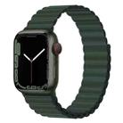 Silicone Magnet Watch Band For Apple Watch Ultra 49mm / Series 8&7 45mm / SE 2&6&SE&5&4 44mm / 3&2&1 42mm(Dark Green) - 1