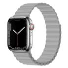 Silicone Magnet Watch Band For Apple Watch Ultra 49mm / Series 8&7 45mm / SE 2&6&SE&5&4 44mm / 3&2&1 42mm(Cloudy Grey) - 1