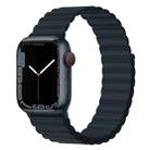 Silicone Magnet Watch Band For Apple Watch Series 9&8&7 41mm / SE 3&SE 2&6&SE&5&4 40mm / 3&2&1 38mm(Midnight) - 1