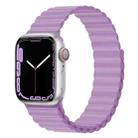 Silicone Magnet Watch Band For Apple Watch Series 8&7 41mm / SE 2&6&SE&5&4 40mm / 3&2&1 38mm(Purple) - 1