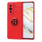 For Huawei Nova 10/Nova 10 Pro Metal Ring Holder TPU Phone Case(Red) - 1