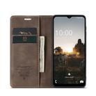 For Samsung Galaxy M33 5G CaseMe 013 Multifunctional Horizontal Flip Leather Phone Case(Coffee) - 3