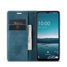 For Samsung Galaxy M33 5G CaseMe 013 Multifunctional Horizontal Flip Leather Phone Case(Blue) - 3