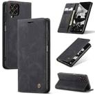 For Samsung Galaxy M33 5G CaseMe 013 Multifunctional Horizontal Flip Leather Phone Case(Black) - 1