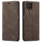 For Samsung Galaxy M53 5G CaseMe 013 Multifunctional Horizontal Flip Leather Phone Case(Coffee) - 2