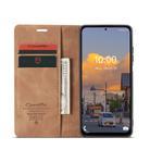 For Samsung Galaxy M53 5G CaseMe 013 Multifunctional Horizontal Flip Leather Phone Case(Brown) - 3