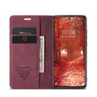 For Xiaomi 12 Lite CaseMe 013 Multifunctional Horizontal Flip Leather Phone Case(Wine Red) - 3