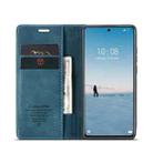 For Xiaomi 12 Lite CaseMe 013 Multifunctional Horizontal Flip Leather Phone Case(Blue) - 3