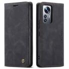 For Xiaomi 12 Lite CaseMe 013 Multifunctional Horizontal Flip Leather Phone Case(Black) - 2