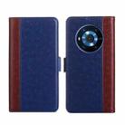 For Honor Magic3 Ostrich Texture Flip Leather Phone Case(Blue) - 1