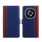 For Honor Magic3 Pro Ostrich Texture Flip Leather Phone Case(Blue) - 1