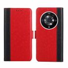 For Honor Magic3 Pro Ostrich Texture Flip Leather Phone Case(Red) - 1