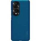 For Honor 70 Pro/70 Pro+ NILLKIN Frosted PC Phone Case(Blue) - 1